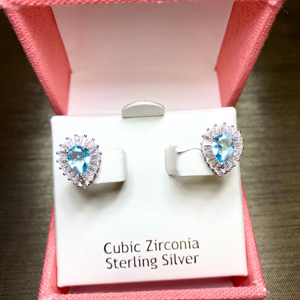 Nanette BRAND NEW silver toned stud earrings 🥰 Box included 🎁